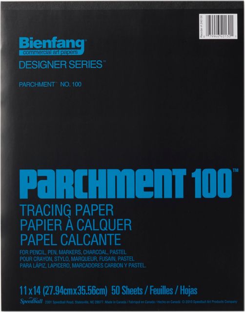 TRACE PARCHMENT #100 11X14 50-SHEETS