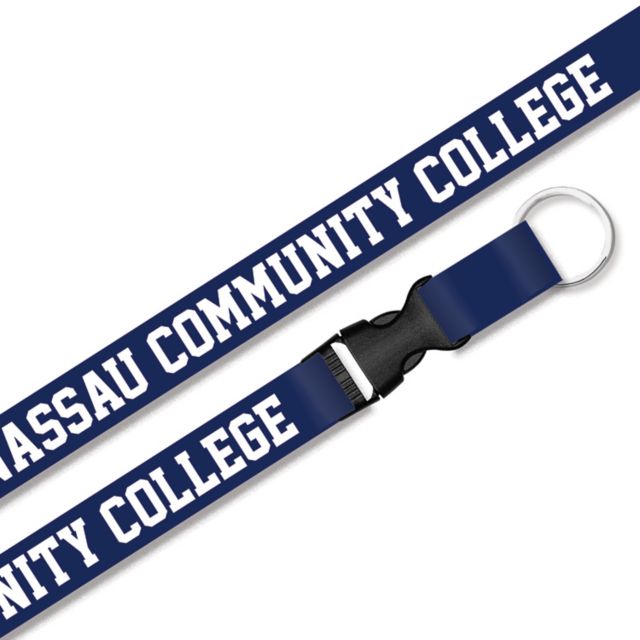 Nassau County Community College Lanyard with Buckle