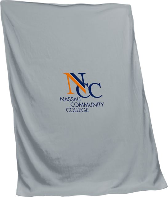 Nassau County Community College 84x54 Sweatshirt Blanket