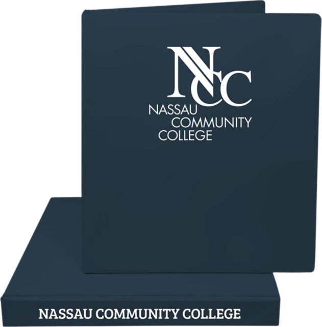 Nassau County Community College 1'' Vinyl Binder
