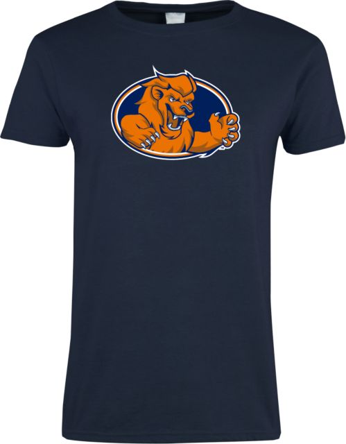 Nassau CC Womens Short Sleeve Tee Lion Mascot Circle - ONLINE ONLY