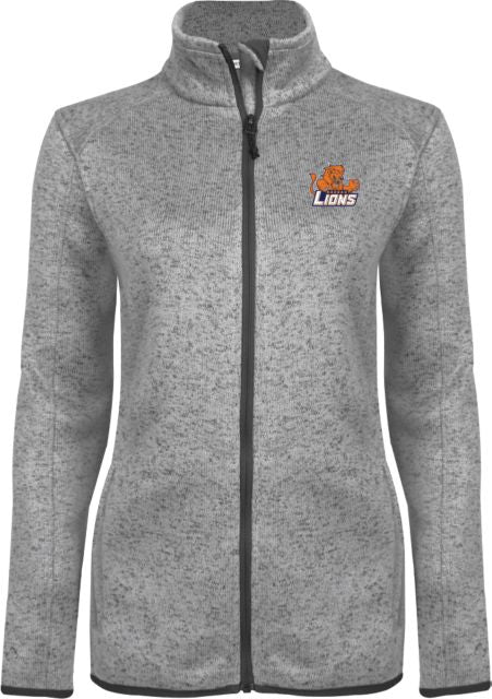 Nassau CC Womens Heather Fleece Jacket Primary Mark - ONLINE ONLY