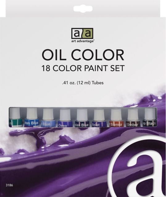 Art Advantage 12 ml Oil Paint 18 Color Set