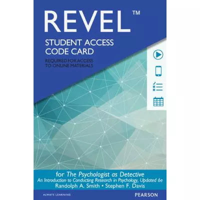 Revel Access Code for Psychologist as Detective, The