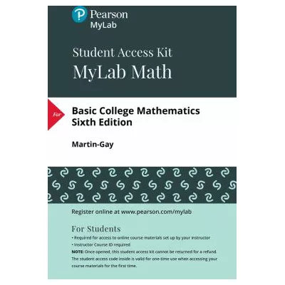 MyLab Math with Pearson eText Access Code (24 Months) for Basic College Mathematics