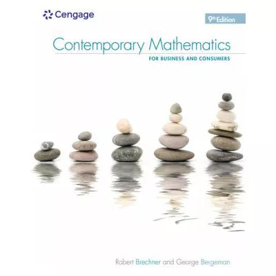 Contemporary Mathematics for Business &amp; Consumers