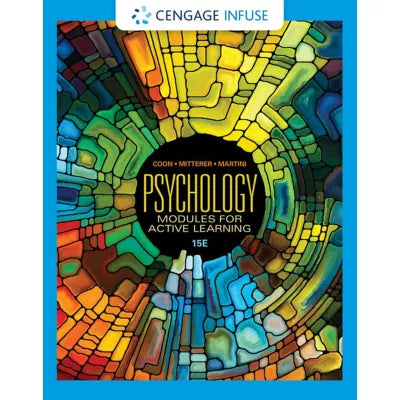 Cengage Infuse for Coon/Mitterer/Martini's Psychology: Modules for Active Learning, 1 term Instant Access