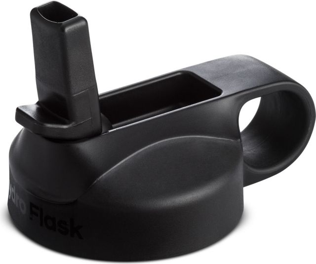 STRAW LID WIDE MOUTH BLACK